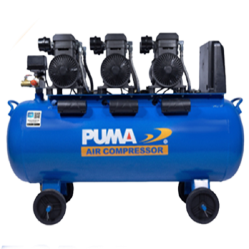 ปั๊มลมพูม่าแบบไม่ใช้น้ำมัน Force 120L 6HP [Puma Oil Free]